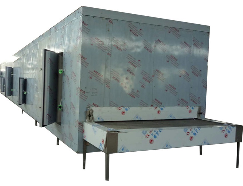 China High Quality 100kg/h Tunnel Freezer for fish Processing