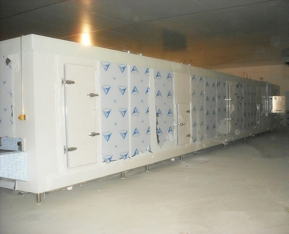 China High Quality FST500 Tunnel Freezer for Hamburger Processing