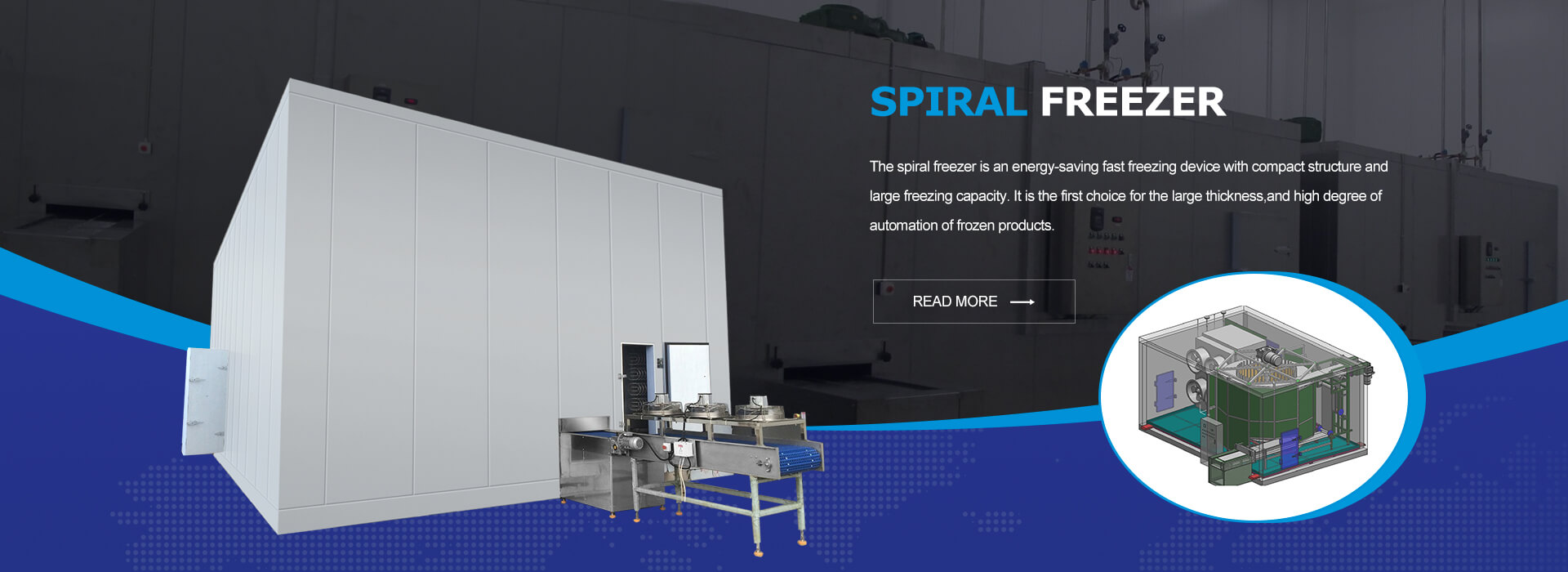 Energiebesparende vinnige vriestoestel met kompakte struktuur en groot vrieskapasiteit