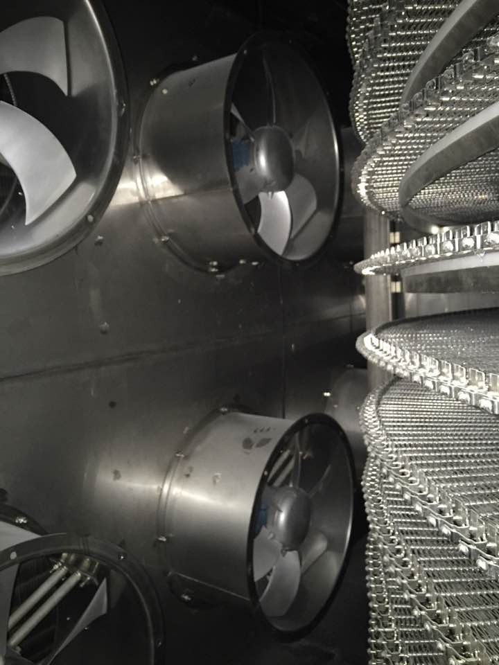 雙螺旋速凍機說明