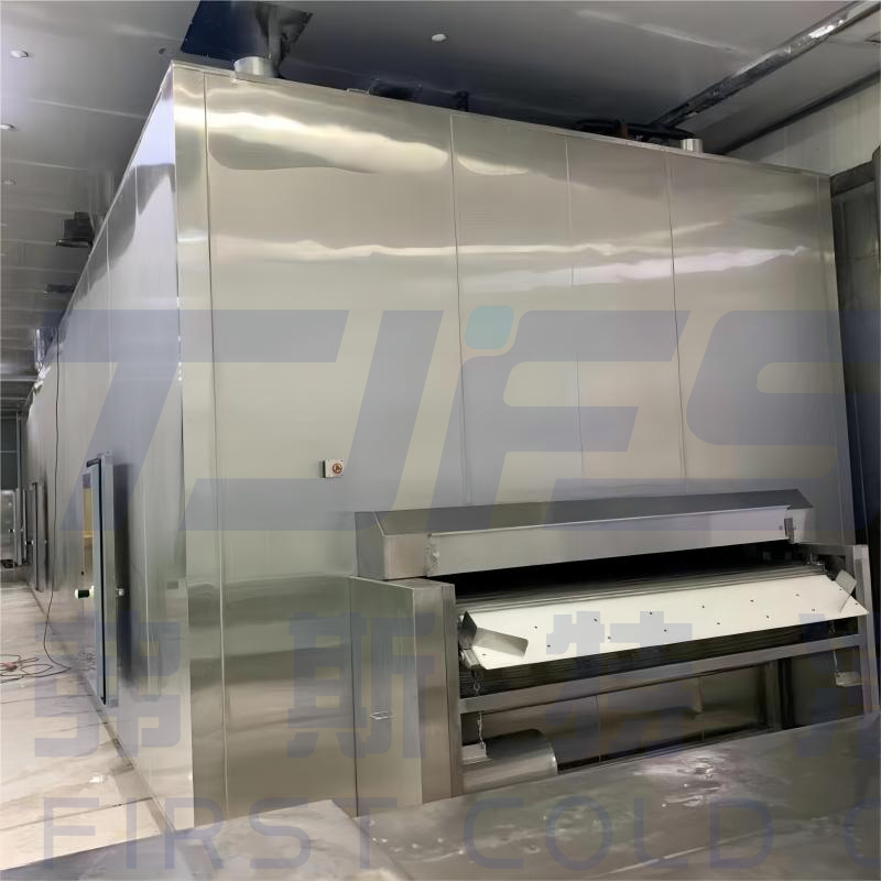 Răcitor/congelator cu impact FYIW500 pentru congelarea puiului prăjit de la First Cold Chain Company