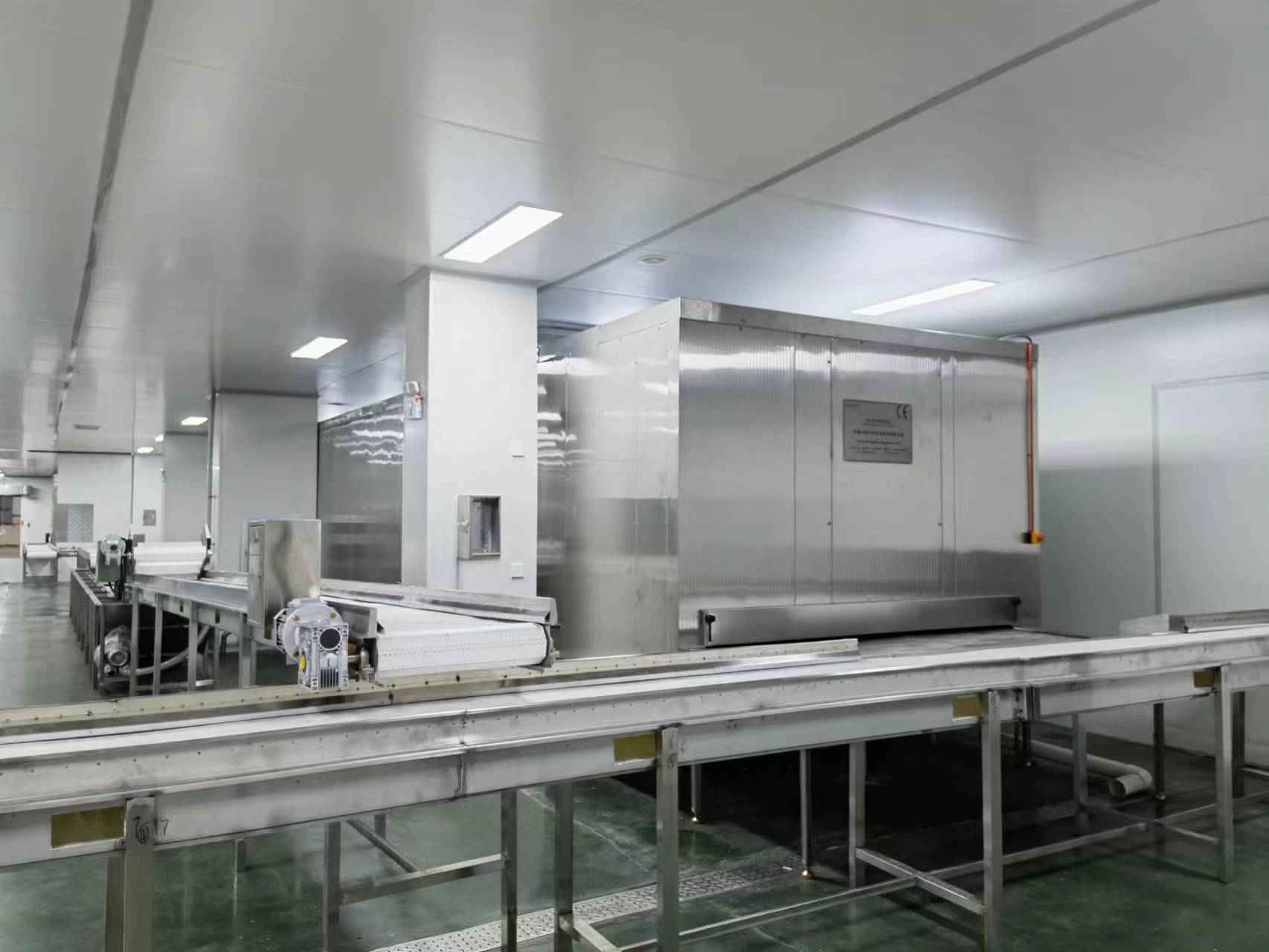 中國首位冷鏈 FYW1200 高品質果醬冷卻隧道式冷卻機 