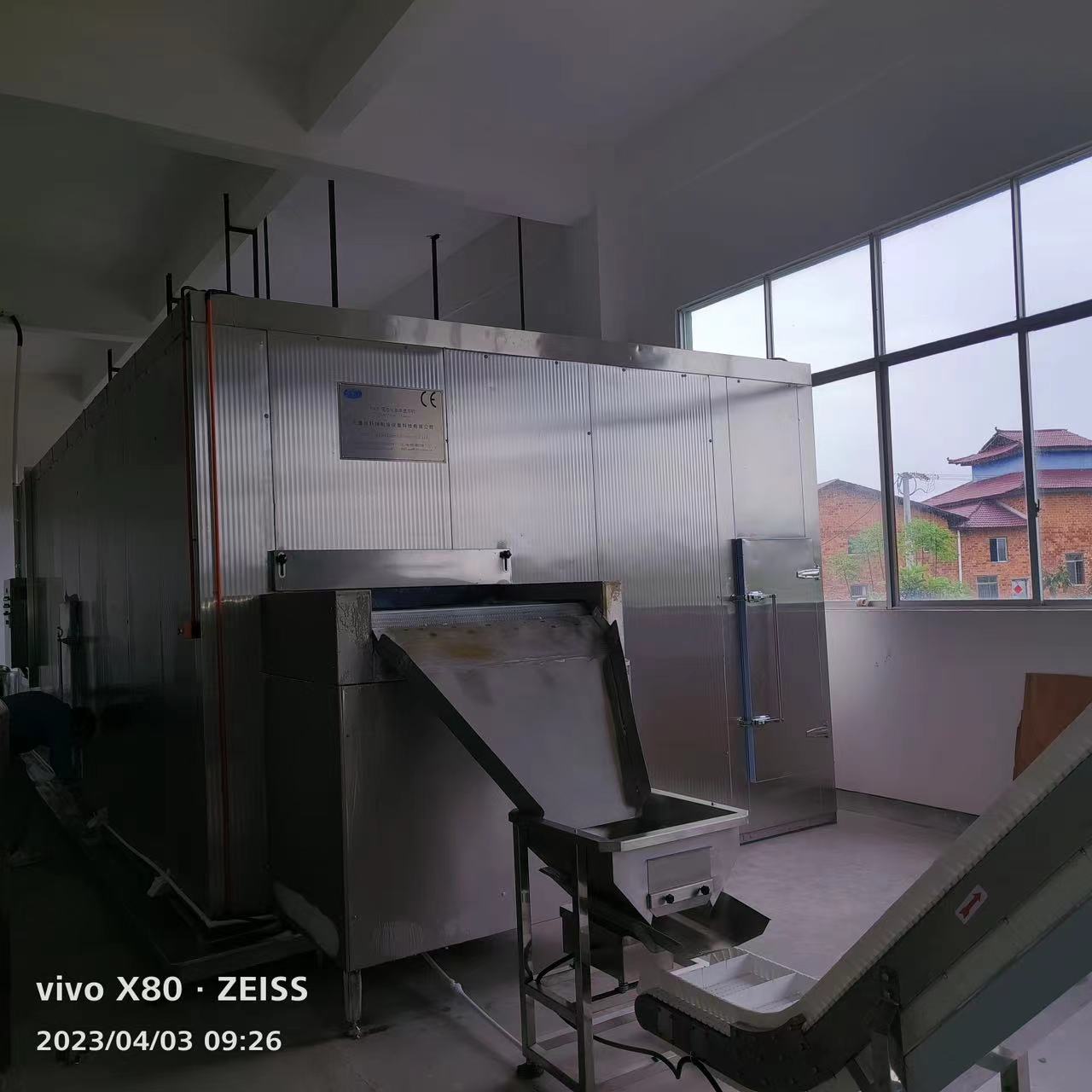 Kvaliteetne keevvoodiga IQF s&uuml;gavk&uuml;lmik FSLD5000 IQF s&uuml;gavk&uuml;lmik mustikatele esimesest k&uuml;lmaahelast 