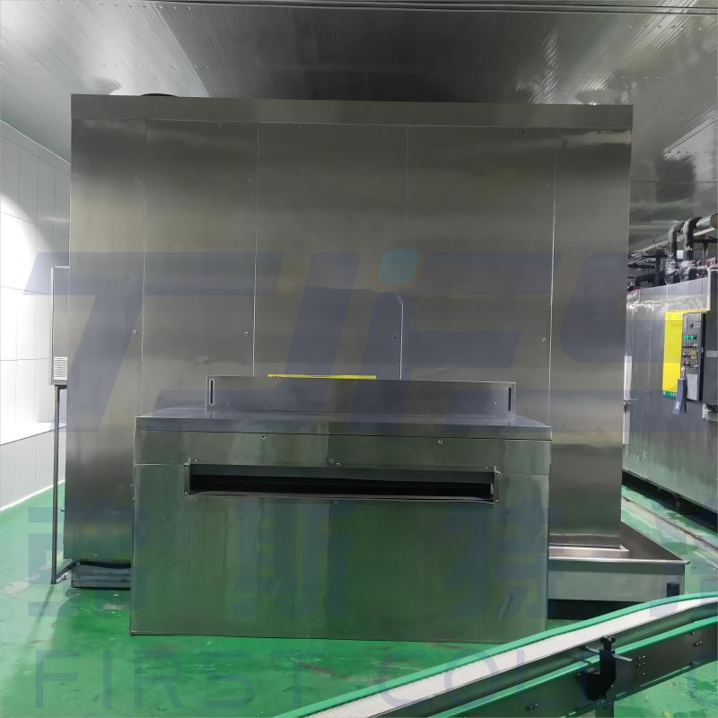 Răcitor/congelator cu impact FYIW500 pentru congelarea puiului prăjit de la First Cold Chain Company