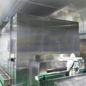 首位冷鏈公司的 FYIW500 衝擊式冷卻機/冷凍機用於炸雞冷凍 
