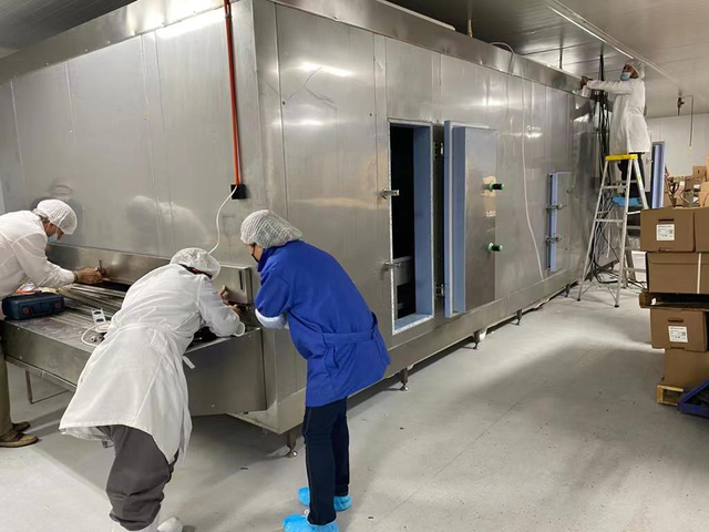 China FYW1000 High Quality Tunnel Cooler for Cheese Cooling From First Cold Chain 