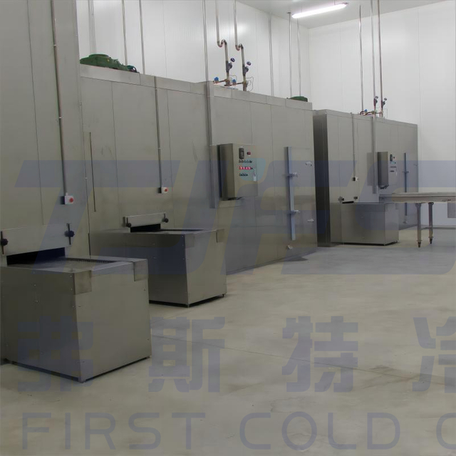Tủ đông xoắn ốc FSL1000 tự động tốt hơn cho tôm IQF 
